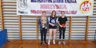 DRUŻYNOWE MISTRZOSTWA KALISZA W TENISIE STOŁOWYM W RAMACH IMS