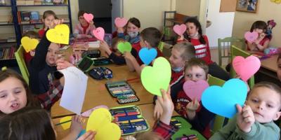 Dzień Dobrego Słowa oraz Walentynki w bibliotece szkolnej