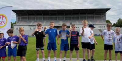 Finał miasta Kalisza w trójboju lekkoatletycznym.
