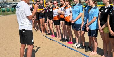 FINAŁ REJONU W PIŁCE PLAŻOWEJ DZIEWCZĄT W RAMACH IMS