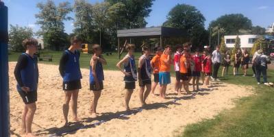 FINAŁ REJONU W PLAŻOWEJ PIŁCE SIATKOWEJ CHŁOPCÓW