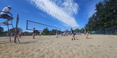 Finał Rejonu w siatkówce plażowej dziewcząt i chłopców. w ramach ID.