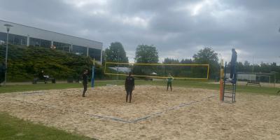 FINAŁ REJONU W SIATKÓWCE PLAŻOWEJ DZIEWCZĄT W RAMACH IGRZYSK MŁODZIEŻY SZKOLNEJ.