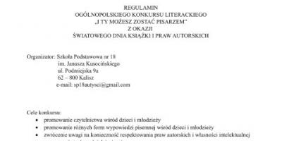 "I Ty możesz zostać pisarzem"