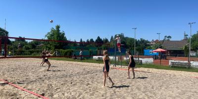 II i IV miejsce w Finale Rejonu w siatkówce plażowej w ramach Igrzysk Młodzieży Szkolnej.