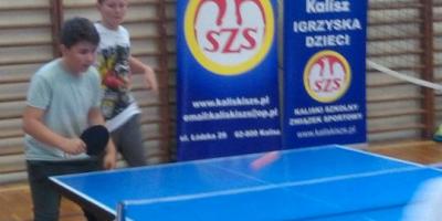 IV MIEJSCE W DRUŻYNOWYCH MISTRZOSTWACH MIASTA KALISZA W TENISIE STOŁOWYM