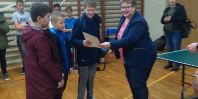 IV MIEJSCE W DRUŻYNOWYCH MISTRZOSTWACH MIASTA KALISZA W TENISIE STOŁOWYM