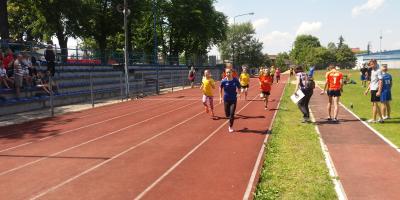 IV miejsce w finale rejonu w czwórkach lekkoatletycznych dziewcząt