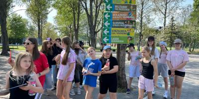Klasy 5 na Zielonej Szkole w Giewartowie