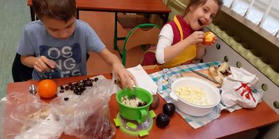 Lekcja zdrowego odżywiania w klasie 1b