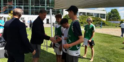 MISTRZOSTWA REJONU W PLAŻOWEJ PIŁCE SIATKOWEJ W RAMACH IMS