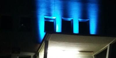 Polska na niebiesko.