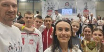SUKCES NASZEJ UCZENNICY NA MISTRZOSTWACH EUROPY W KARATE KYOKUSHIN