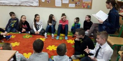 Świąteczne spotkanie z książką - klasy 3