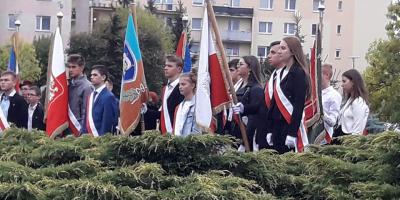 Udział Pocztu Sztandarowego w uroczystościach patriotycznych