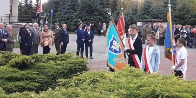 Udział Pocztu Sztandarowego w uroczystościach patriotycznych