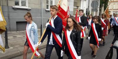 Udział Pocztu Sztandarowego w uroczystościach patriotycznych