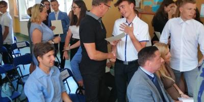 Uroczystość pożegnania klas 8