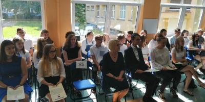 Uroczystość pożegnania klas 8