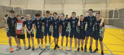 Wicemistrzowie Rejonu w siatkówce chłopców w ramach Igrzysk Młodzieży Szkolnej.