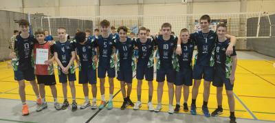 Wicemistrzowie Rejonu w siatkówce chłopców w ramach Igrzysk Młodzieży Szkolnej.