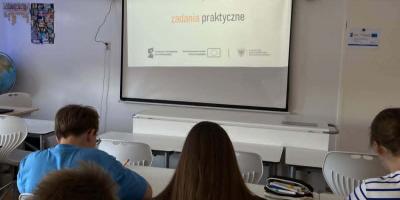 Zajęcia  "Promowanie i wdrażanie nowoczesnych metod edukacji w placówkach oświatowych Miasta Kalisza: